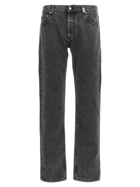 Alexander McQueen Metal Plate Jeans