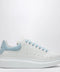 Alexander McQueen Oversize Sneakers white/powder blue