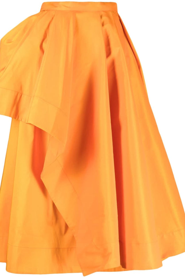 Alexander Mcqueen Skirts Orange