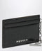 Alexander McQueen T-Bar credit card holder black/caramel