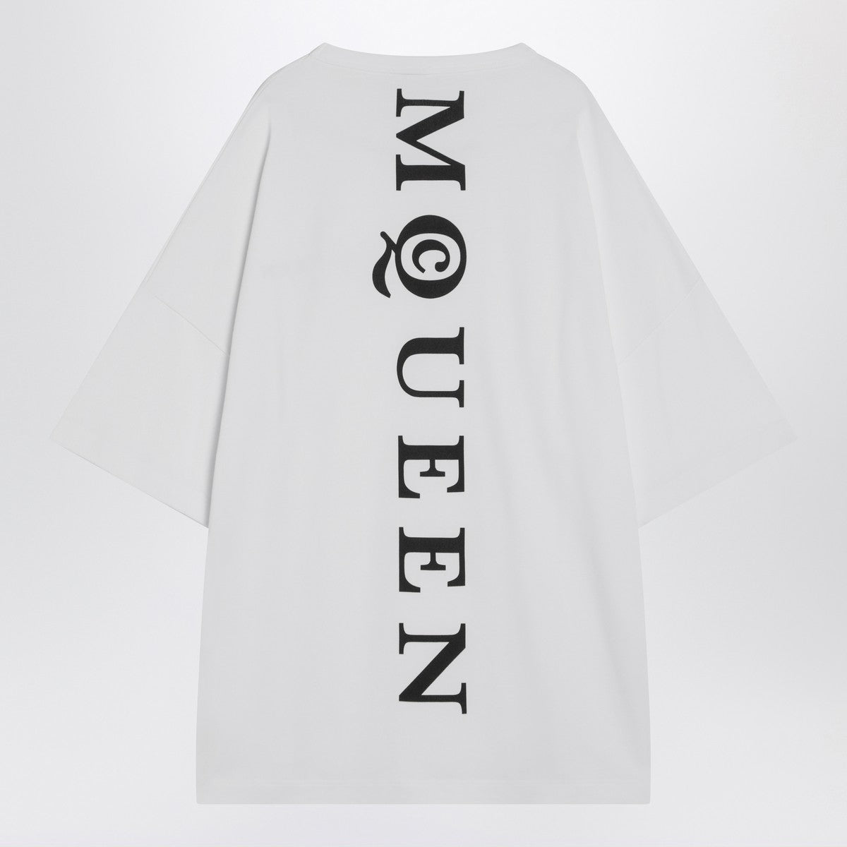 Alexander McQueen White oversized t-shirt with logo