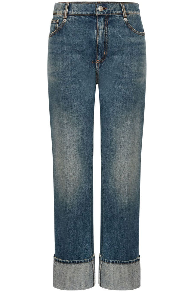 Alexander Mcqueen Jeans Blue-women>clothing>jeans>classic-Alexander Mcqueen-Urbanheer