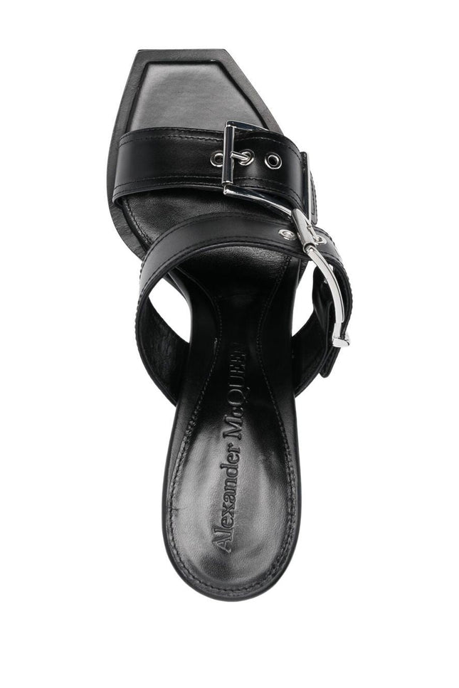 Alexander Mcqueen Sandals Black-women > shoes > sandals-Alexander Mcqueen-Urbanheer