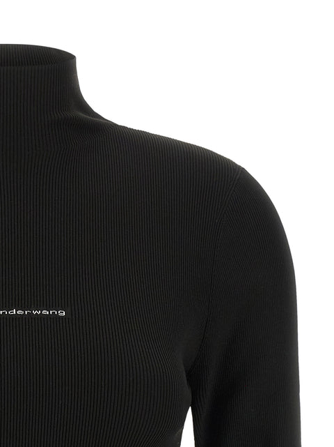 Alexander Wang Ribbed Sweater With Logo