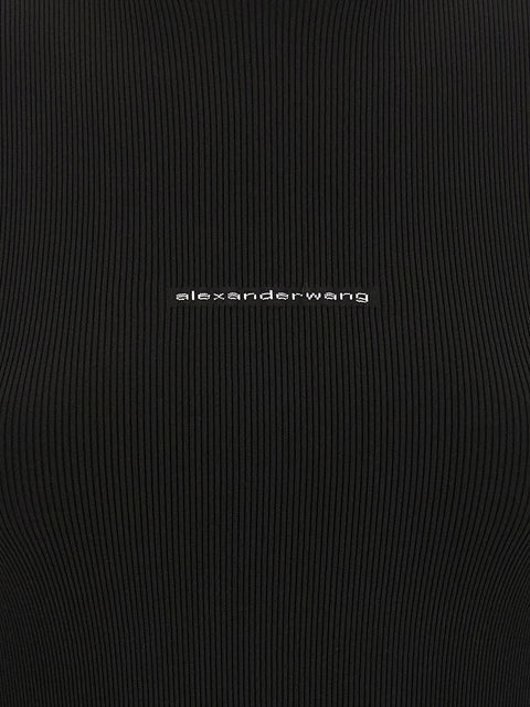 Alexander Wang Ribbed Sweater With Logo