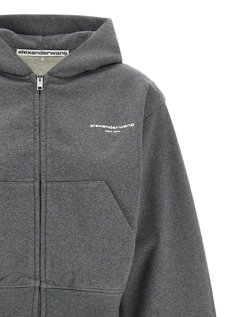 Alexander Wang Zip-up Hoodie Sweatshirt
