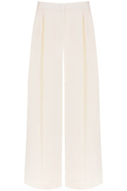 Alexander Mcqueen Double Pleated Palazzo Pants-Pants-Alexander McQueen-42-White-Urbanheer