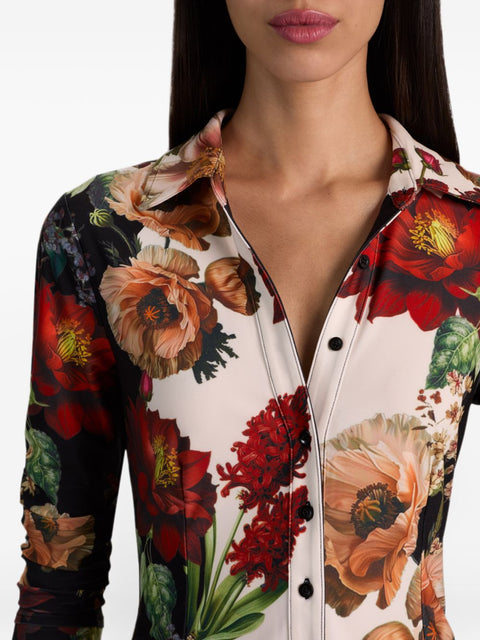 Alice + Olivia Freya Printed Shirt