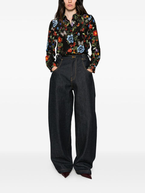 Alice + Olivia Shirts BLACK