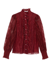 Alice + Olivia Shirts Bordeaux