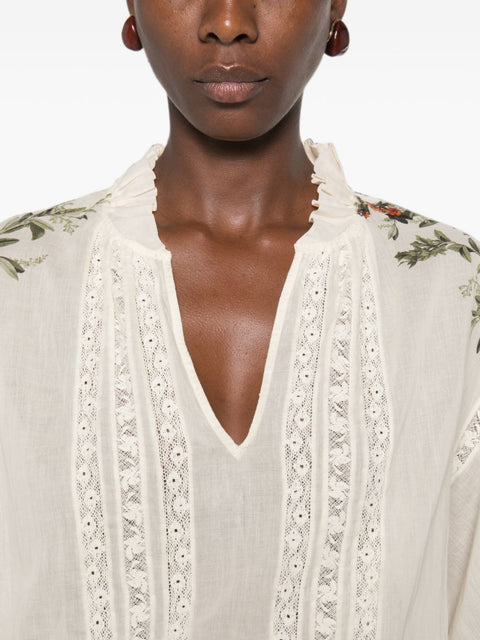 Alice + Olivia Shirts ECRU