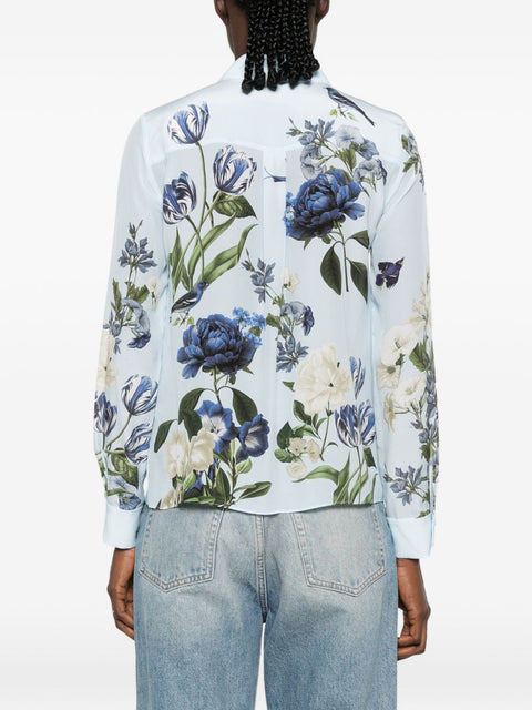 Alice + Olivia Shirts LIGHT BLUE