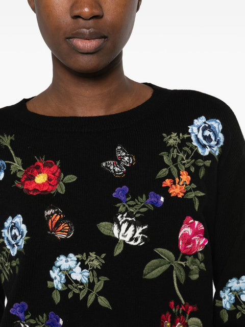 Alice + Olivia Teanna wool blend sweater