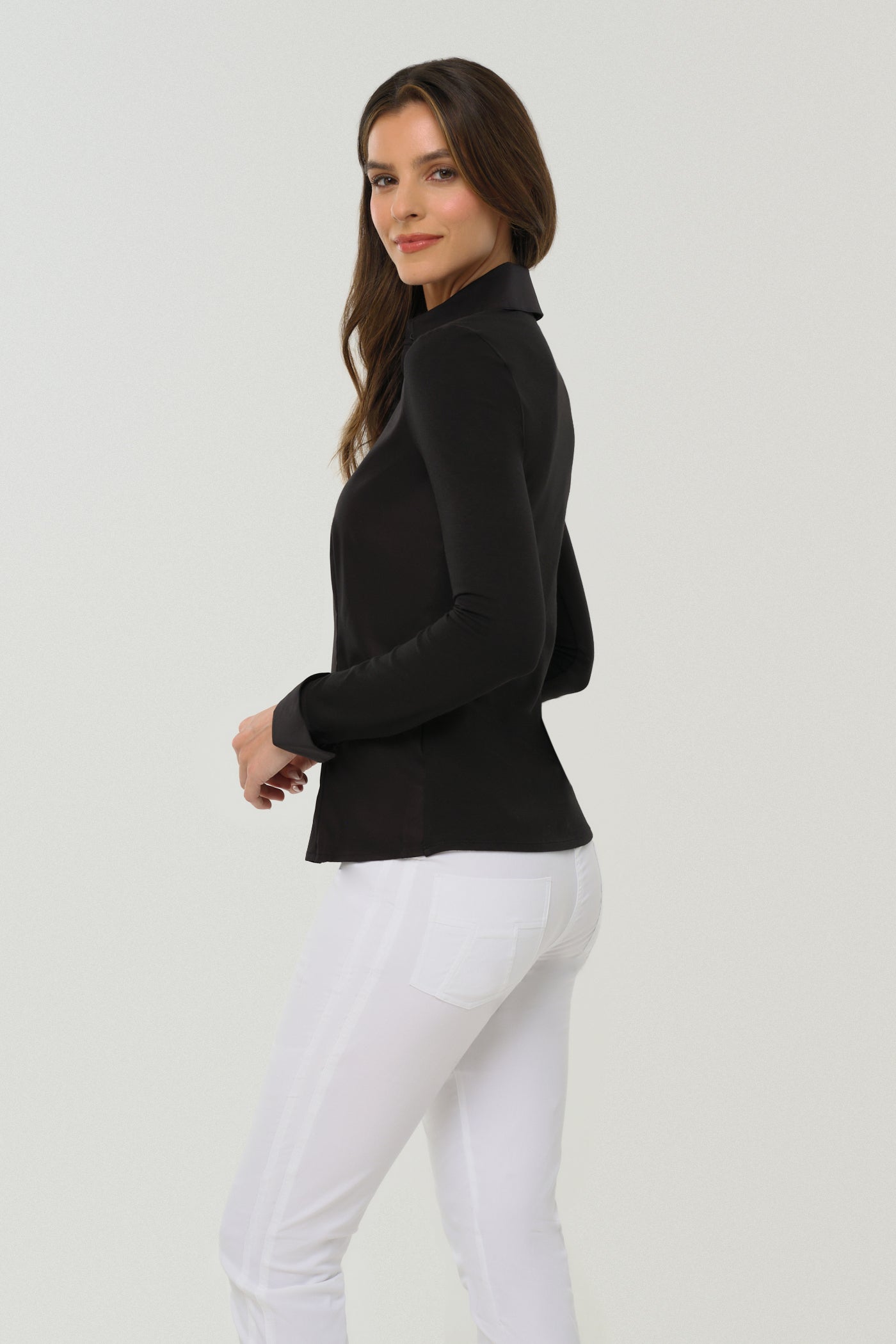 Alida Button Down Poplin Shirt
