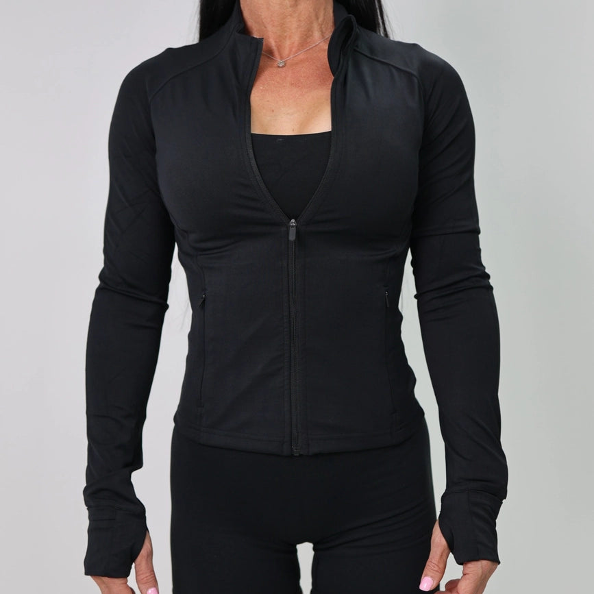 Align Jacket 2.0-Jacket-Obsessed Gymwear-XL-BLACK-Urbanheer
