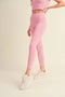 Aligned Performance High-Rise Leggings Pink-Leggings-Kimberly C-S-Urbanheer