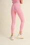 Aligned Performance High-Rise Leggings Pink-Leggings-Kimberly C-S-Urbanheer