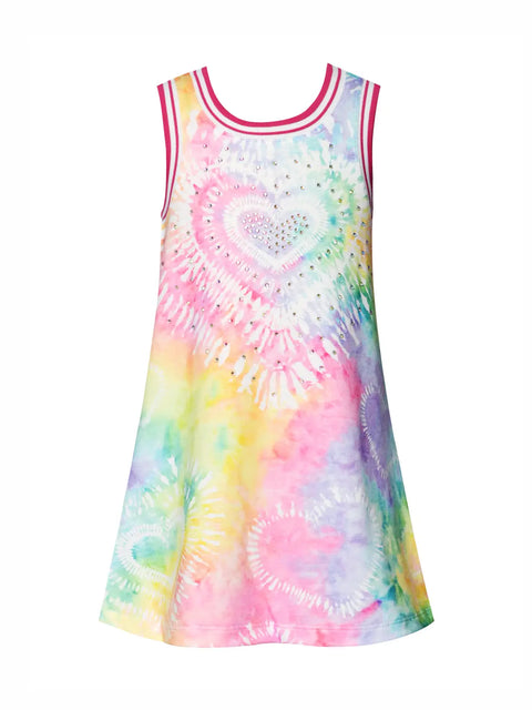 Aline Heart Dress with Rhinestones