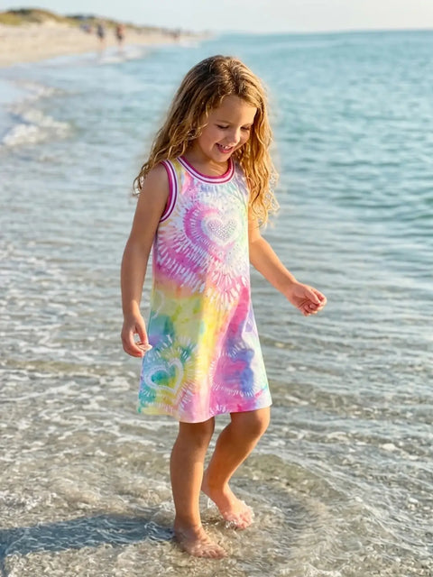 Aline Heart Dress with Rhinestones