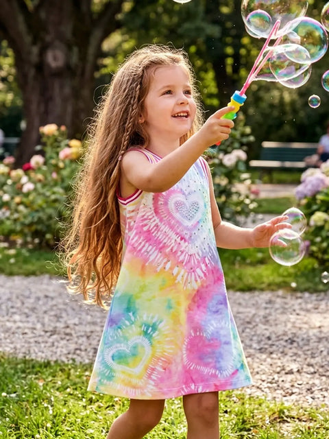 Aline Heart Dress with Rhinestones