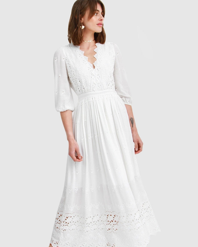 All Eyes On Me Midi Dress-Dress-Belle & Bloom-S-Urbanheer