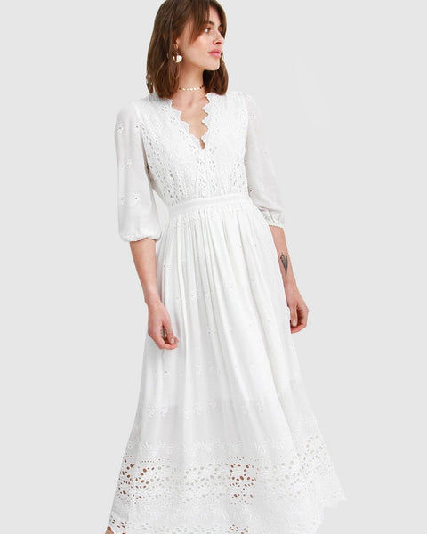 All Eyes On Me Midi Dress-Dress-Belle & Bloom-S-Urbanheer