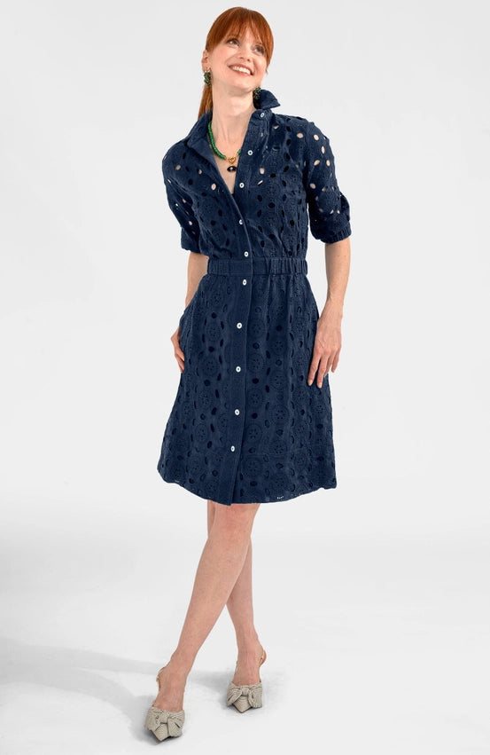 All My Life's Circle Dress-Dress-Gretchen Scott LLC-XXS-Navy-Urbanheer
