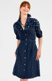 All My Life's Circle Dress-Dress-Gretchen Scott LLC-XXS-Navy-Urbanheer