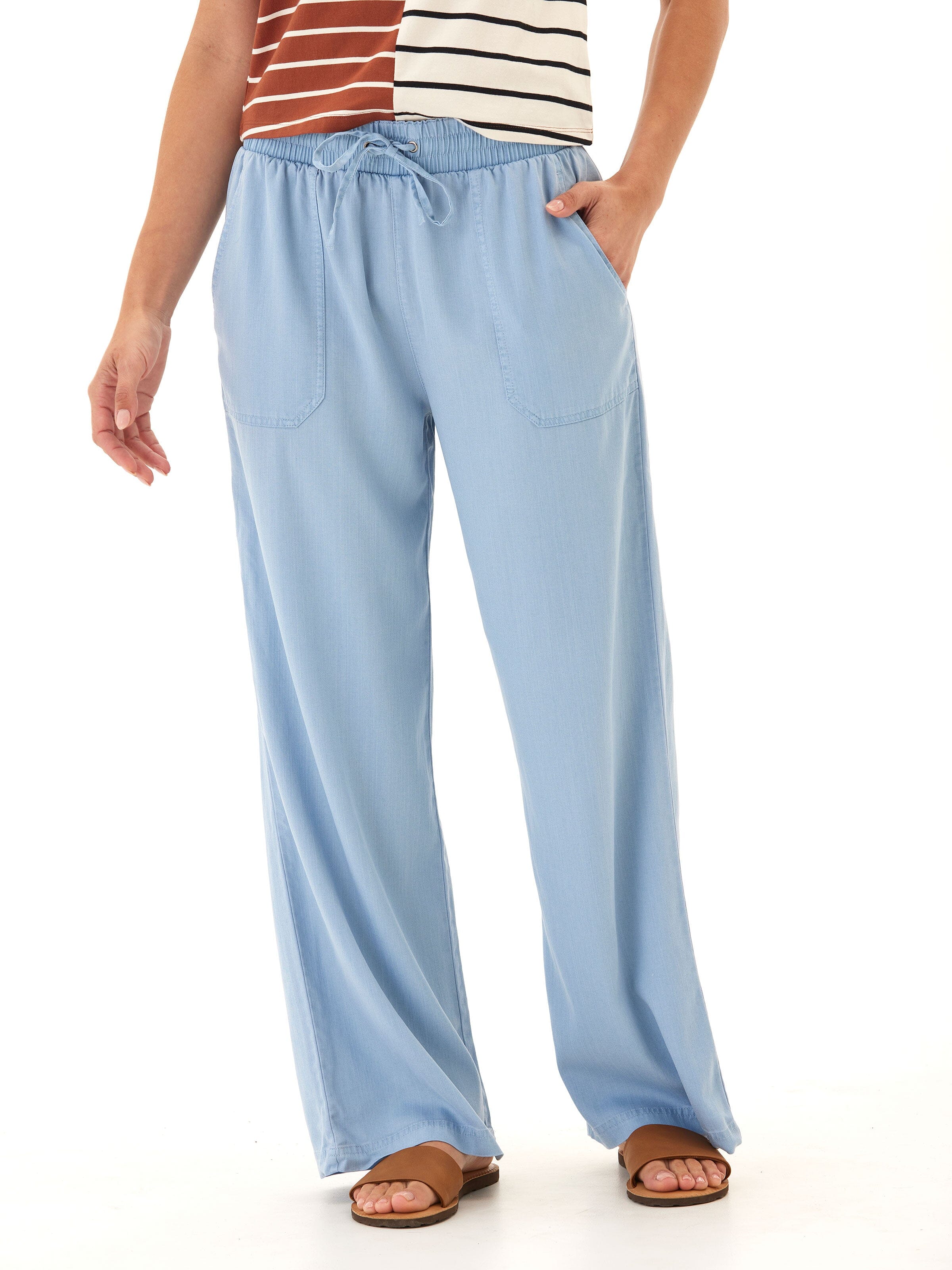 Allie Stretch Chambray Pant