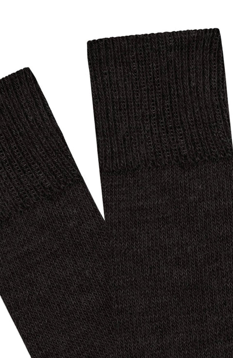 Alpaca Everyday Socks Black-Socks-Paul James Knitwear-4-7-Urbanheer