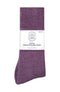 Alpaca Everyday Socks Purple-Socks-Paul James Knitwear-4-7-Urbanheer