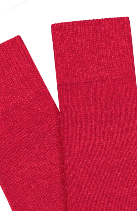 Alpaca Everyday Socks Red-Socks-Paul James Knitwear-4-7-Urbanheer