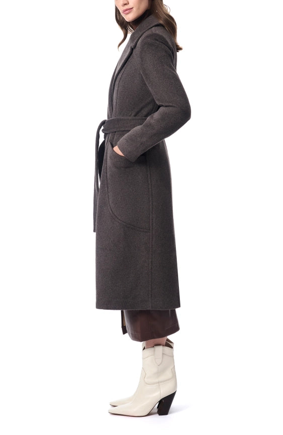 Alpaca Look Wool Coat Dark Oak-Coat-Bernardo-XS-Dark Oak-Urbanheer