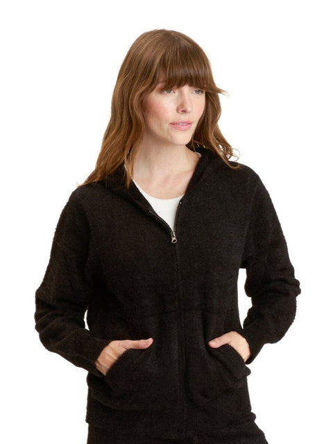 Alyce Fuzzy Knit Hoodie