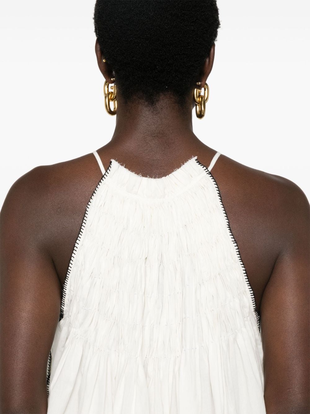 Alysi Top White-women > clothing > topwear-Alysi-40-White-Urbanheer