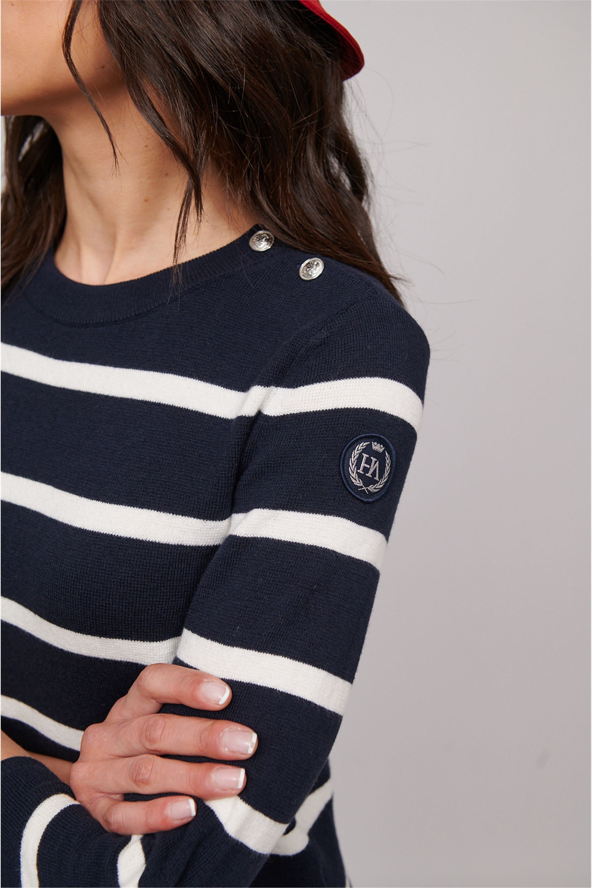 Amanda Luxury Soft Cotton Sweater NAVY-Sweater-Henry Arroway-NAVY-XS-Urbanheer