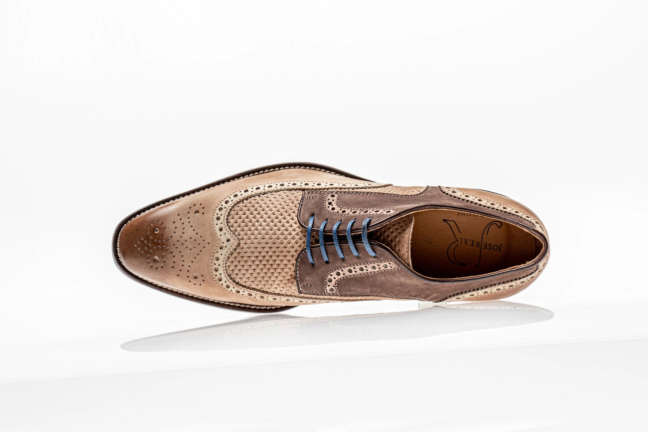 Amberes Nubuck Nuts Faggio Lace Up-Shoes - Men-JOSE REAL-45-Urbanheer