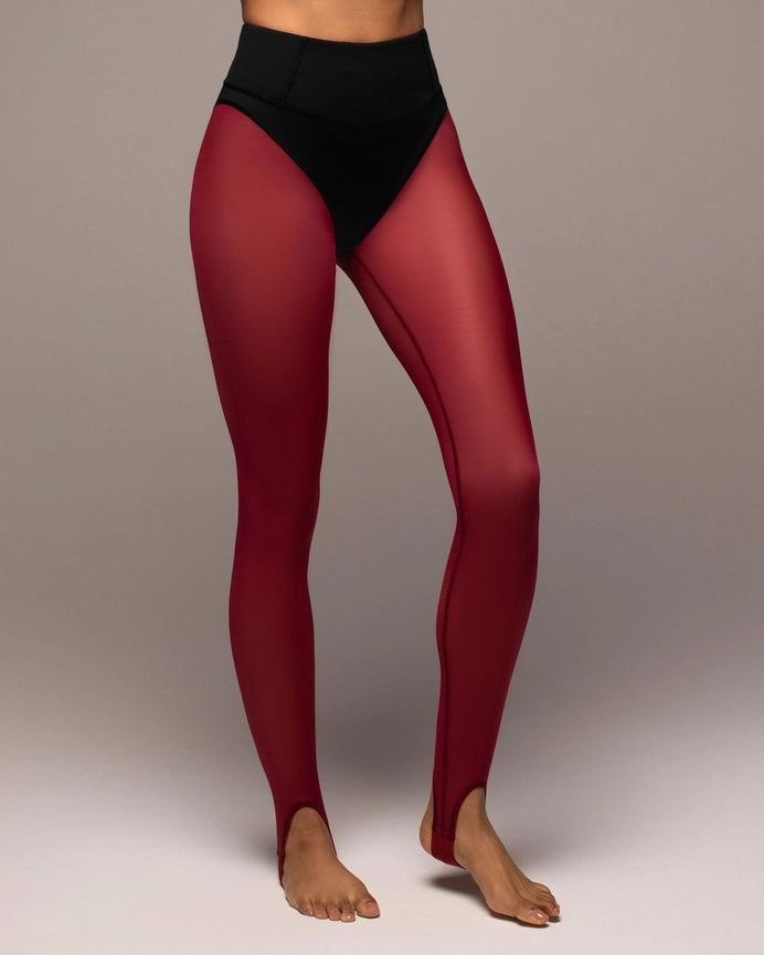 Ambient Stirrup Legging-Leggings-MICHI-XS-Earth Red/Black-Urbanheer