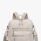 Amelia Convertible Backpack W/ Guitar Strap-Backpack-Jen & Co.-Off White-Urbanheer