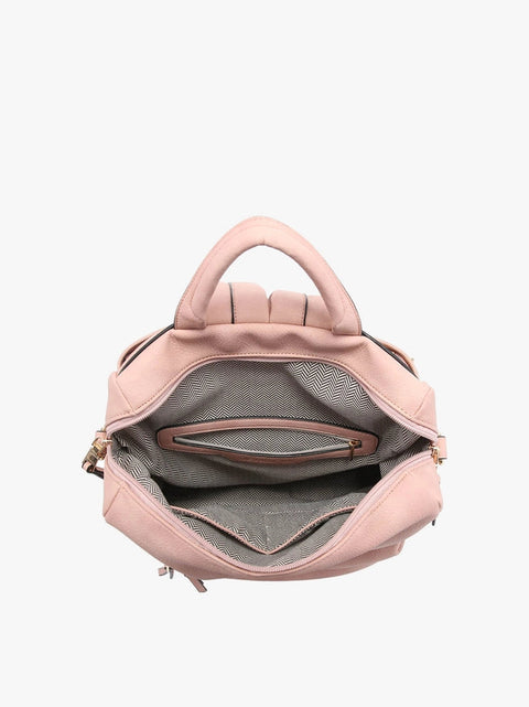 Amelia Convertible Backpack W/ Guitar Strap-Backpack-Jen & Co.-Black-Urbanheer