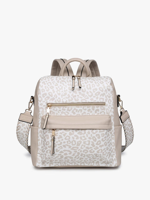 Amelia Convertible Backpack W/ Guitar Strap-Backpack-Jen & Co.-Black-Urbanheer