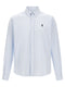 Ami Paris Ami De Coeur Blue Stripes Shirt