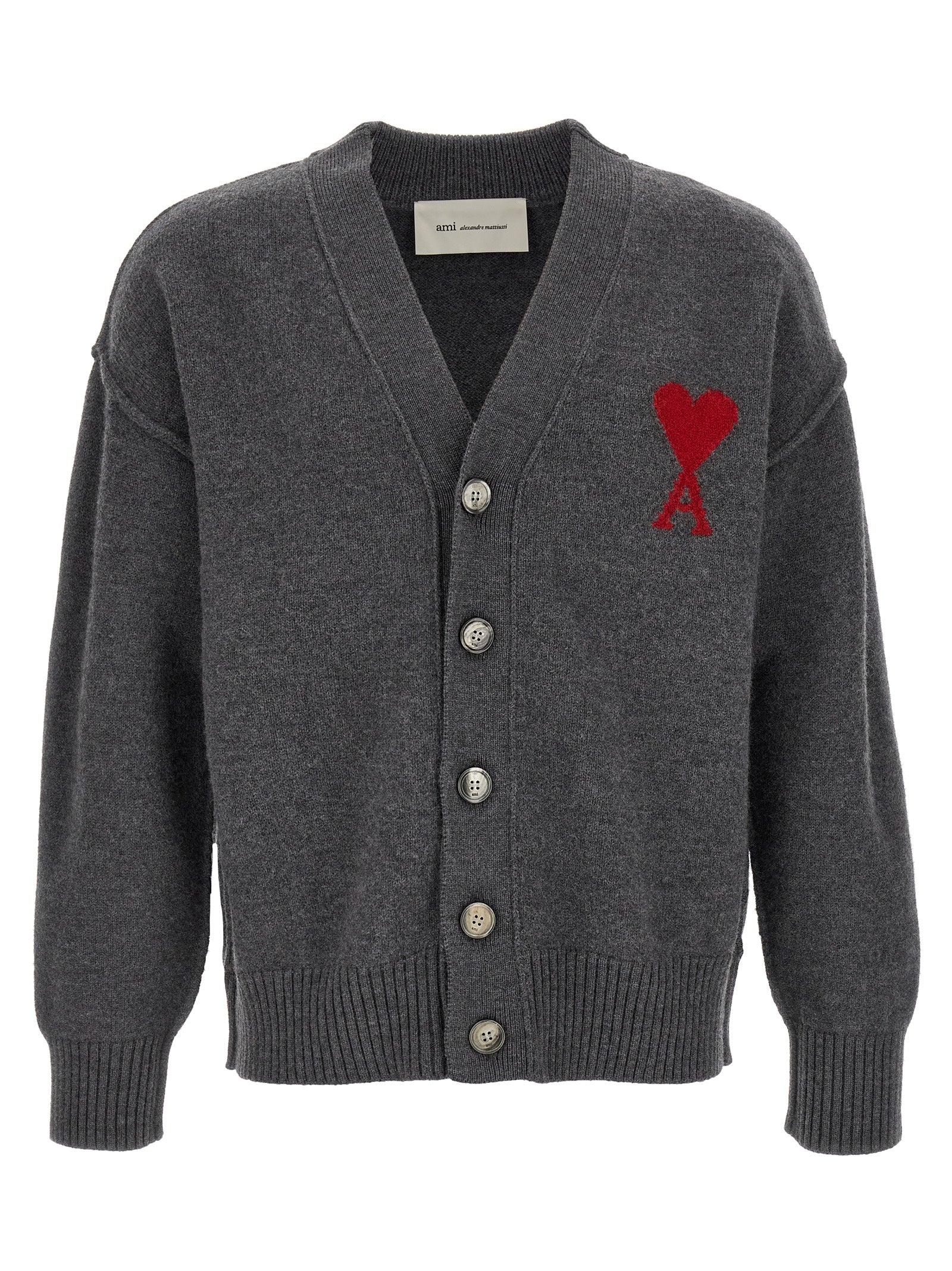 Ami Paris Ami De Coeur Cardigan