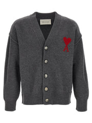 Ami Paris Ami De Coeur Cardigan