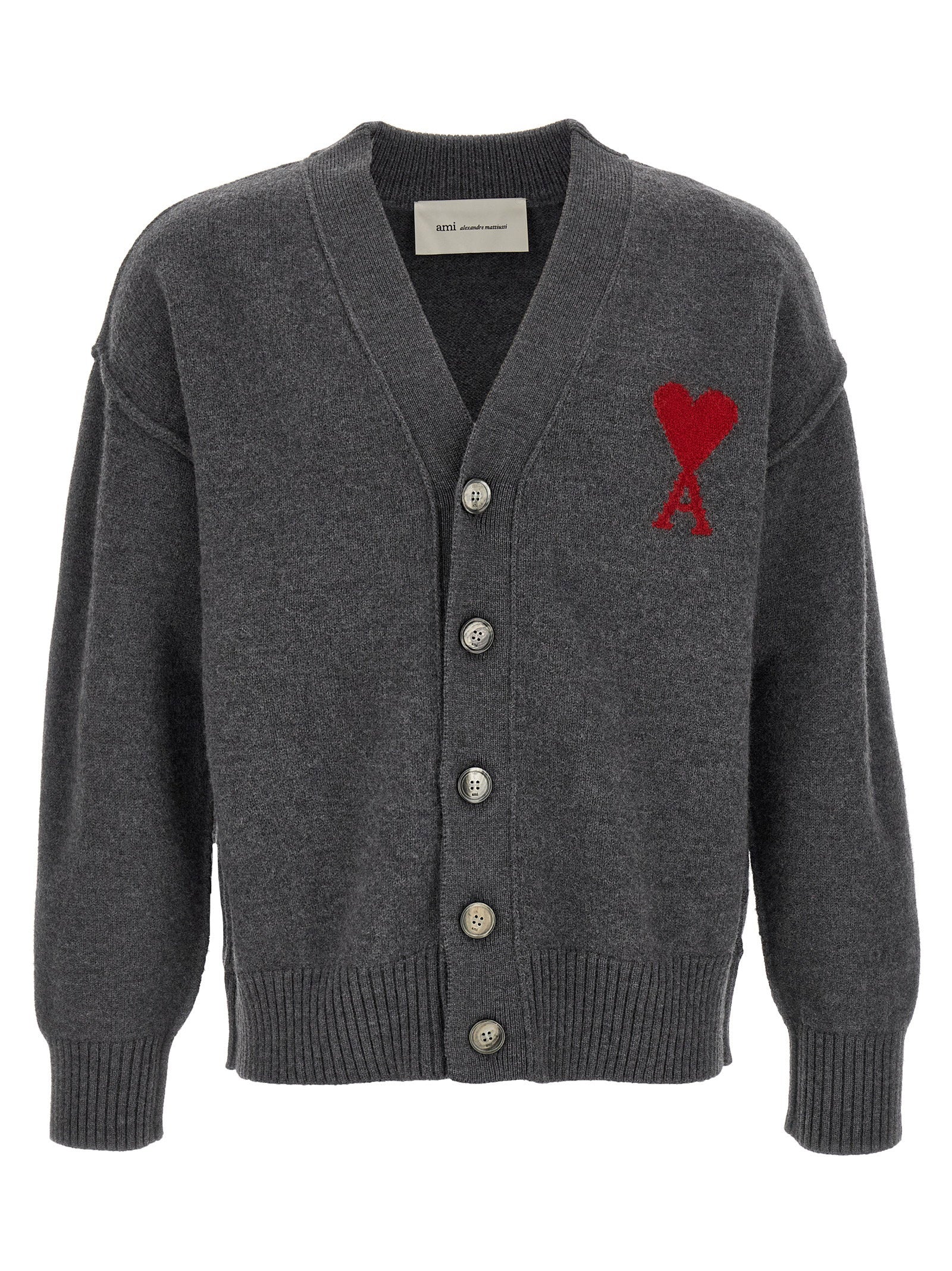 Ami Paris Ami De Coeur Cardigan
