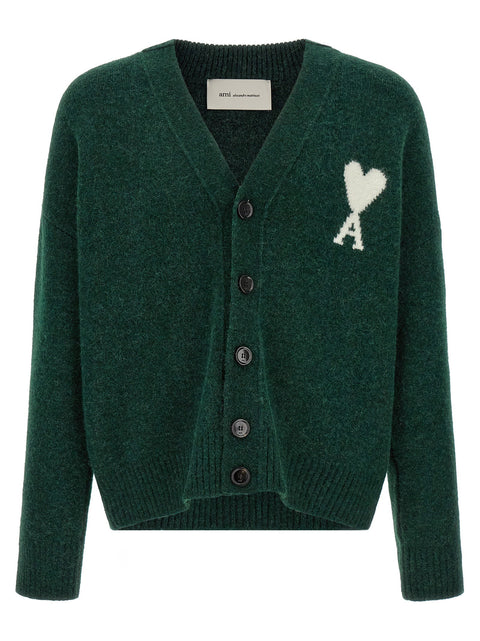Ami Paris Ami De Coeur Cardigan