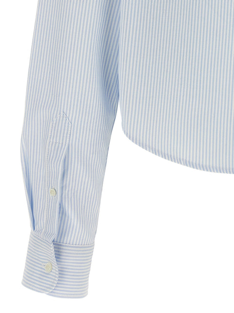 Ami Paris Ami De Coeur Cropped Shirt