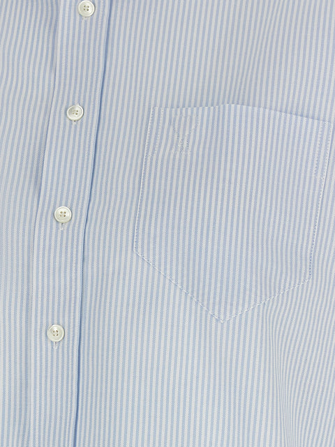 Ami Paris Ami De Coeur Cropped Shirt