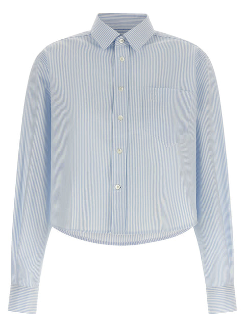 Ami Paris Ami De Coeur Cropped Shirt