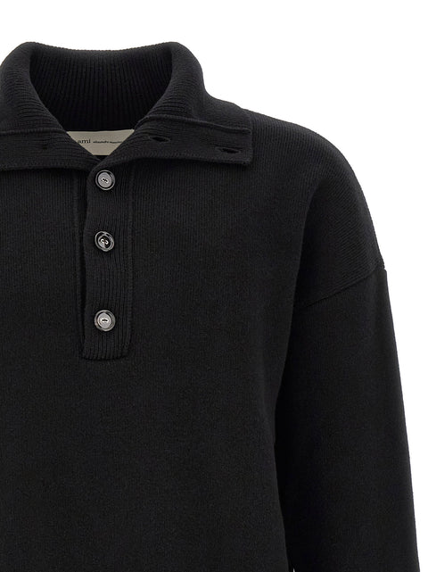 Ami Paris Ami De Cœur Patch Sweater